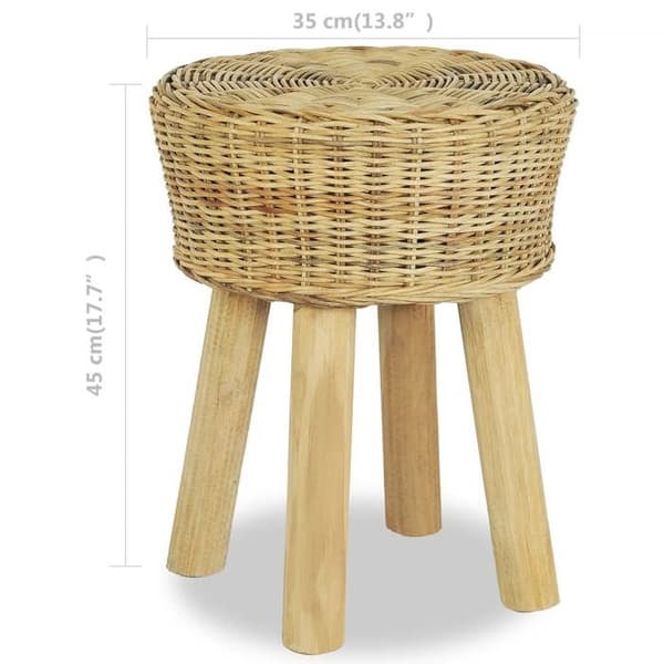 Maison Exclusive - Barstol i naturlig rotting