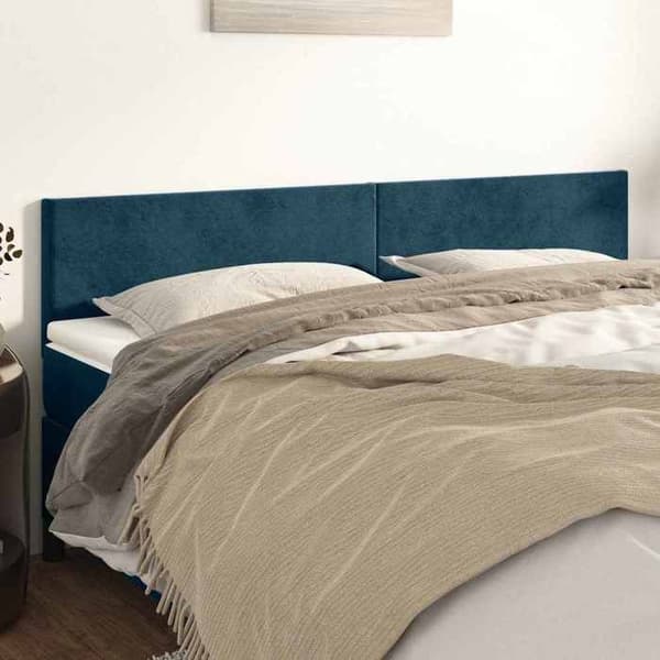 Hovedgærde - EKSKLUSIV HUS - 160 cm - Velour - Mørkeblå - Højdejusterbar Mörkblå
