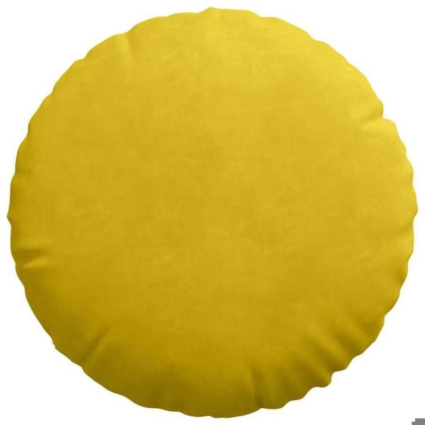 Maison Exclusive - Sittkuddar 2 st Gul Ø 40 x 13 cm Sammet Gul