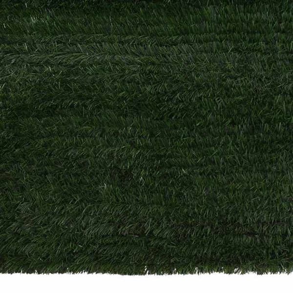 Maison Exclusive - Mörkgrön konstgjord häck 1 x 4 m PVC och stål