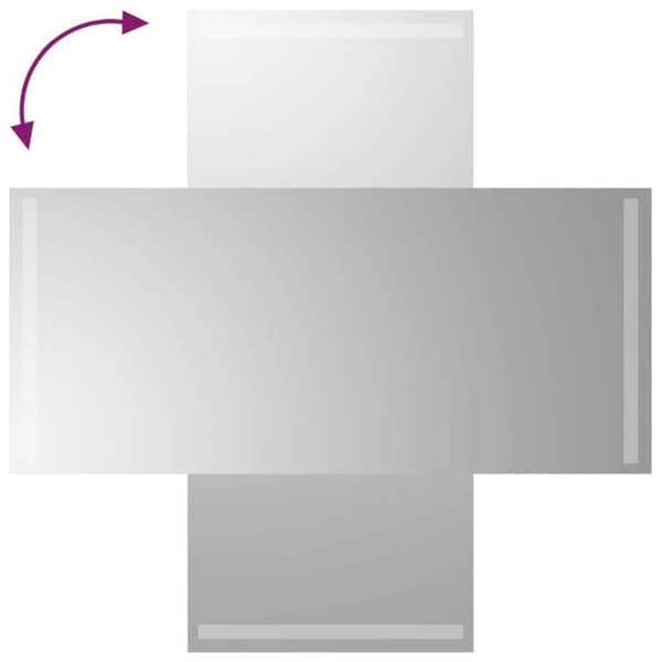 Maison Exclusive - LED-badrumsspegel 40x90 cm