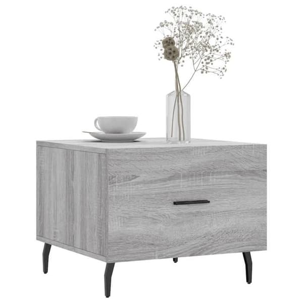 Maison Exclusive - 2 st soffbord sonoma grå 50x50x40 cm ingenjörsträ