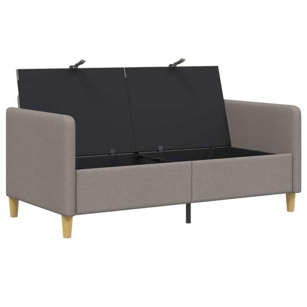Maison Exclusive - Sofa med opbevaring Taupe 152 x 78 x 87 cm Polyester