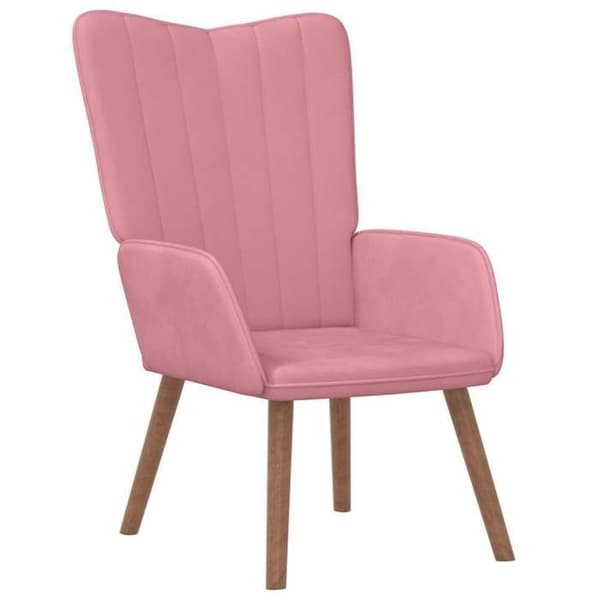 Maison Exclusive - Relax stol i rosa velour