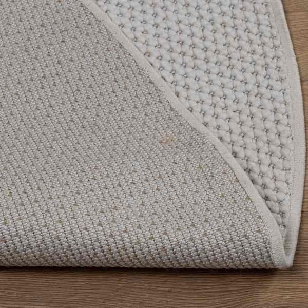 Maison Exclusive - Inomhusmatta LUGO Kräm Ø 200 CM Polyester