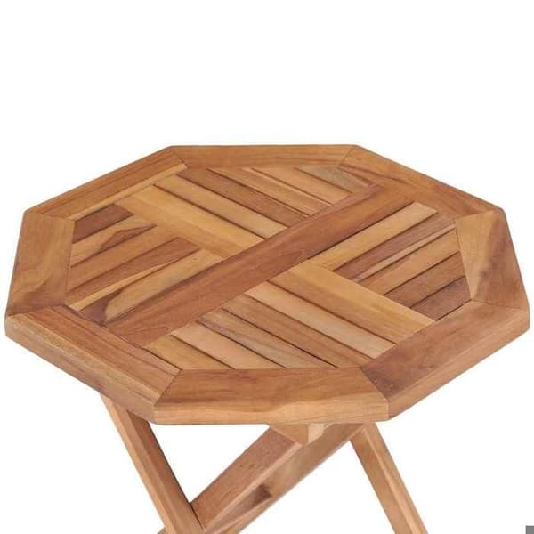 Maison Exclusive - Sammenklappeligt havebord 45x45x45 cm Solid teaktræ