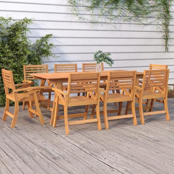 Maison Exclusive - Trädgårdsbord 200x90x75 cm i solid akaciaträ