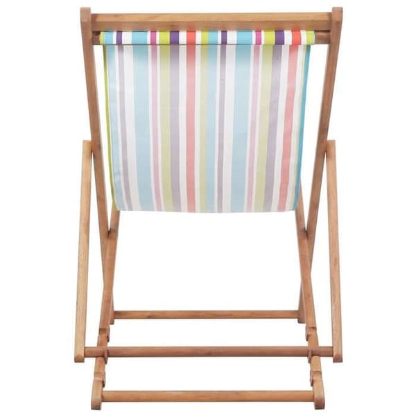 Maison Exclusive - Foldestol i stof med multicolor træstruktur Multifärgad (multifärgad trästruktu