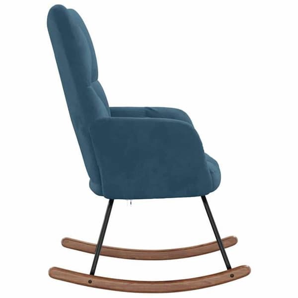 Maison Exclusive - Blå Velour Gyngestol