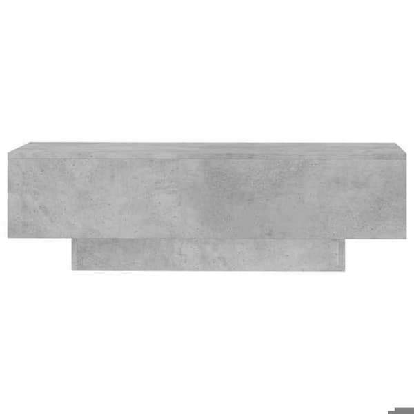 Bord - EKSKLUSIV HUS - 100 x 49,5 x 31 cm - Beton grå - Ingeniørtræ - Rektangulær Betonggrå