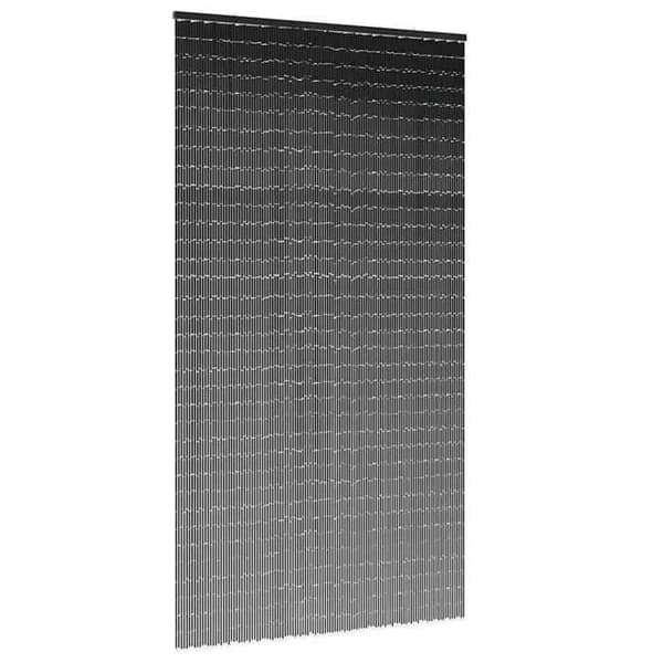 Maison Exclusive - Tummanharmaa hyönteisverho 120x220 cm bambusta