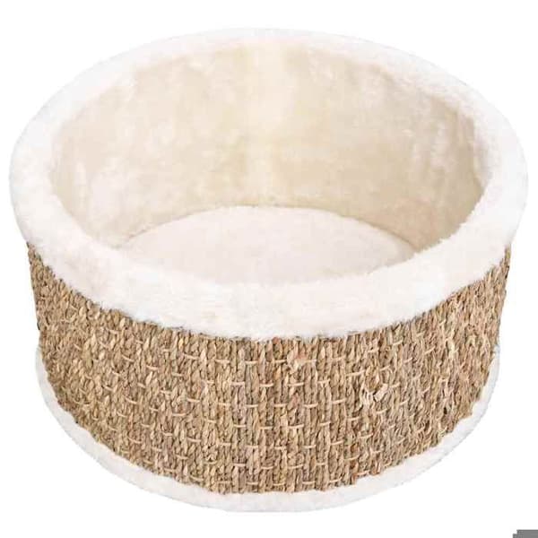 Maison Exclusive - Rund kattkorg 36 cm Sjögräs beige