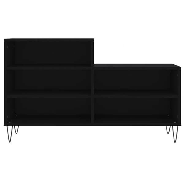 Maison Exclusive - Skoskab Sort 102x36x60 cm Ingeniørtræ