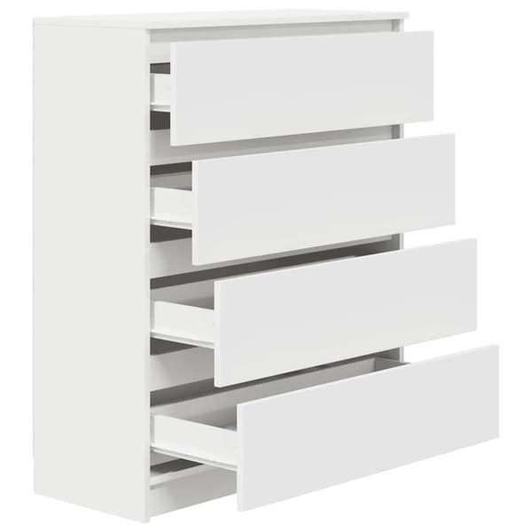 Maison Exclusive - Buffé vit 80x35x99 cm ingenjörsträ Vit