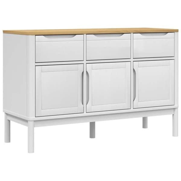Maison Exclusive - Buffé FLORO vit 114x43x74 cm massiv furu Vit