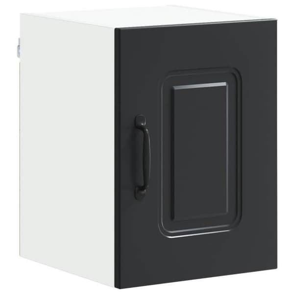 Maison Exclusive - Kalmar 2 stk. opvaskemaskine panel Sort ingeniørtræ Svart