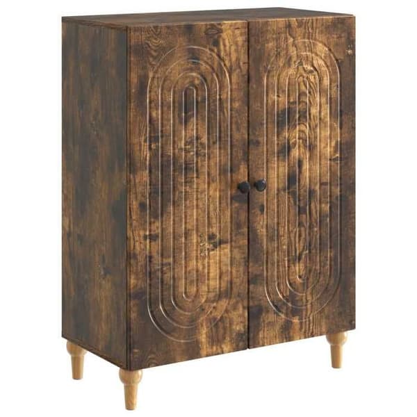 Maison Exclusive - Buffet Røget Eg 66 x 34,5 x 90 cm Ingeniørtræ