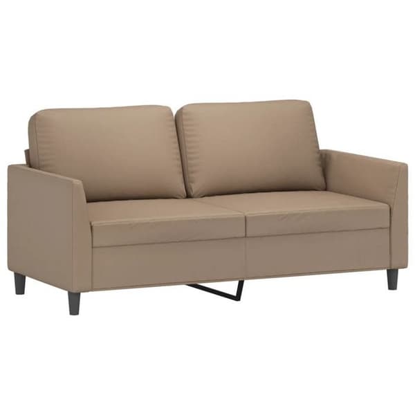 Maison Exclusive - Sæt af 3 sofaer med puder Cappuccino Simil læder