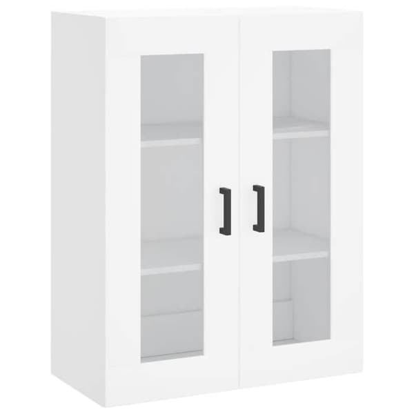 Maison Exclusive - Buffé hög Vit 69,5x34x180 cm Ingenjörsträ
