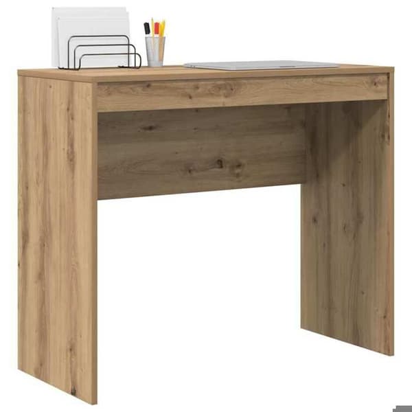 Maison Exclusive - Håndlavet egetræskontor 90 x 40 x 76 cm Ek