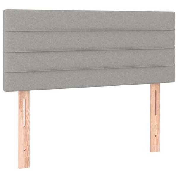 Maison Exclusive - Hovedgærde Lys grå 90x5x78/88 cm Stof