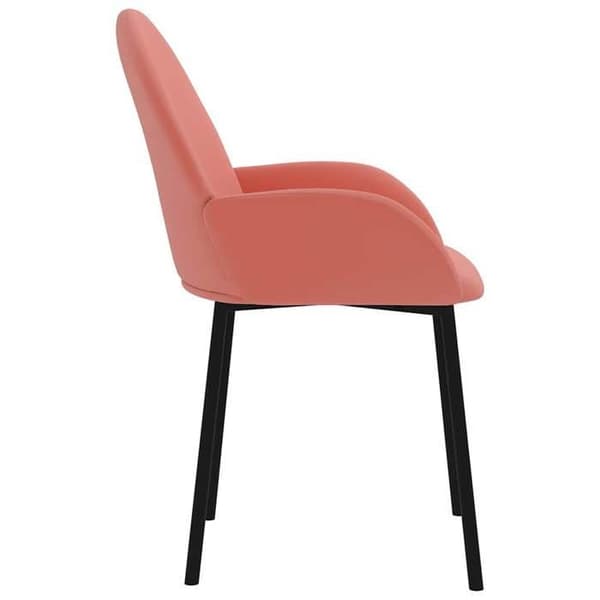 Maison Exclusive - Matstolar set om 2 Rosa Sammet