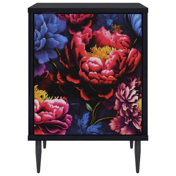 Maison Exclusive - KIEL natbord 2 stk Sort eg 36 x 33 x 51 cm