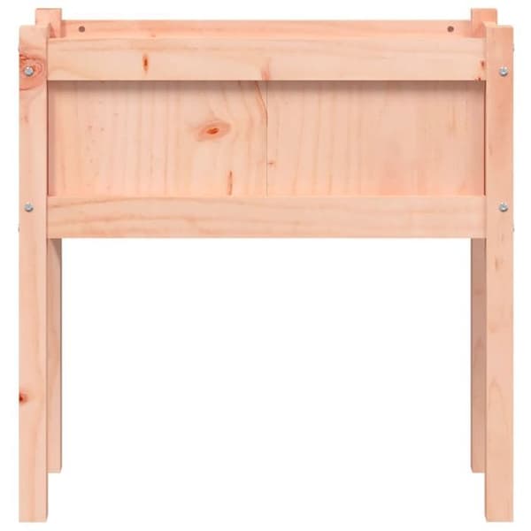 Jardiniär - EXKLUSIV HEM - 70x31x70 cm - massiv Douglas trä - med ben - rektangulär