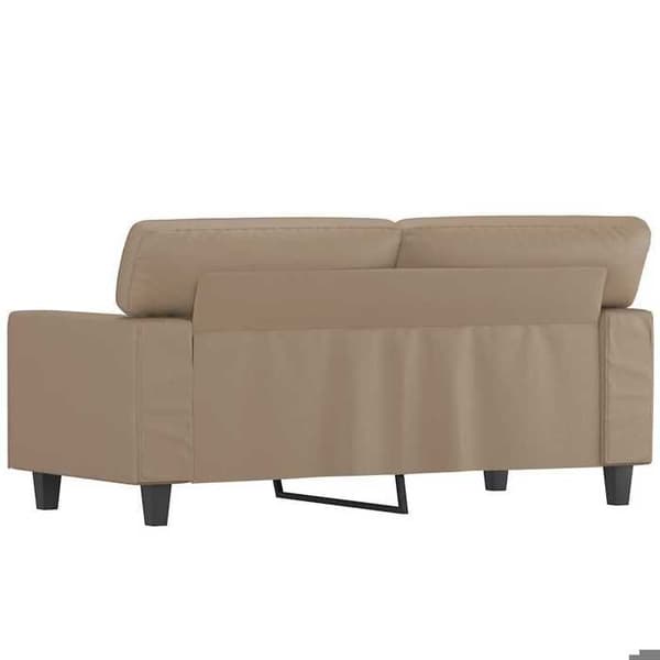 Maison Exclusive - Soffa 2-sits Cappuccino 120 cm Syntetläder