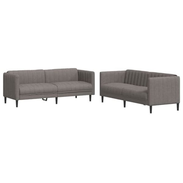 Maison Exclusive - Sæt af 2 sofaer taupe stof