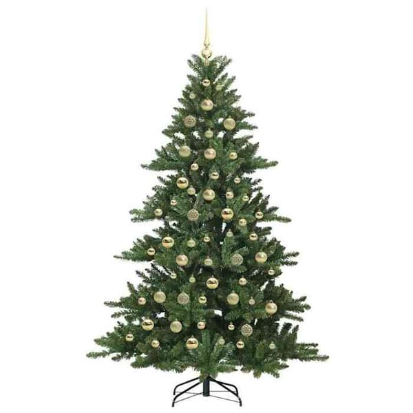 Maison Exclusive - Kunstig Juletræ med Ledningsgrene Grøn 210 cm Grön