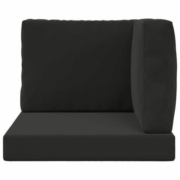 Utomhuskudde - EXKLUSIV HEM - 60x60 cm - Polyester - Svart - Skumfylld Svart