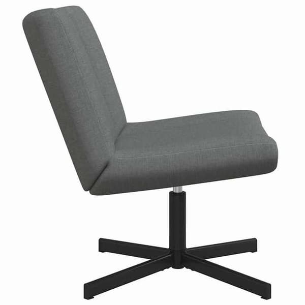 Maison Exclusive - Snurrstol Mörkgrå 63 x 75 x 76 cm tyg Mörkgrå