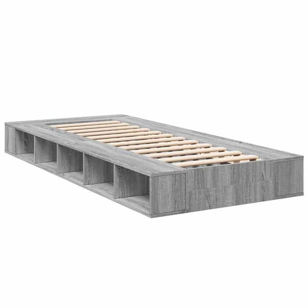 Maison Exclusive - Sengestel uden madras sonoma grå 90x200 cm