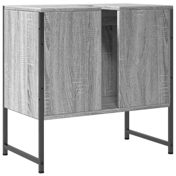 Maison Exclusive - Badeværelsesvaskeskab Sonoma grå 60x33x60 cm