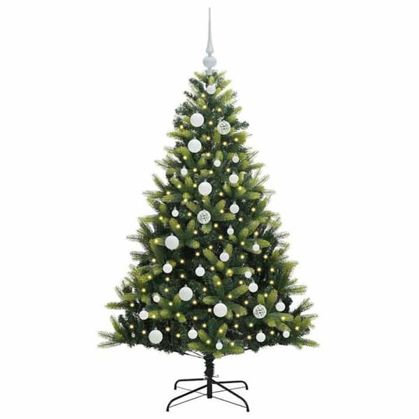 Konstgjord julgran - EXKLUSIV HEM - 150 LED - Grön - 120 cm - Fällbar montering Grön