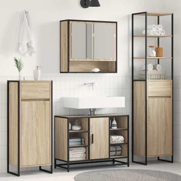 Maison Exclusive - Sonoma badeværelsesskab 40 x 30 x 100 cm