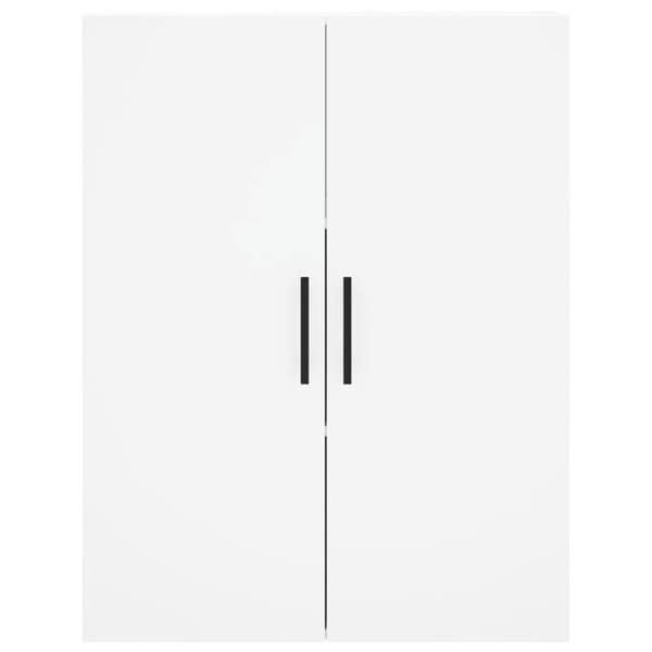 Maison Exclusive - Buffé hög Vit 69,5x34x180 cm Ingenjörsträ