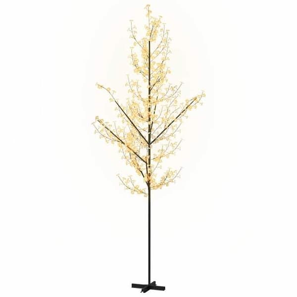 Maison Exclusive - LED-träd körsbärsblomma 672 LED Varm vit 400 cm