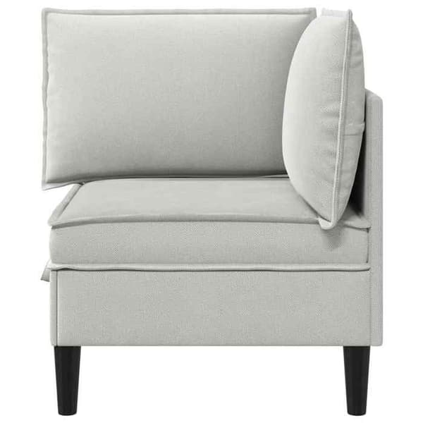 Maison Exclusive - L-formet sofa med opbevaring Lys grå Velour