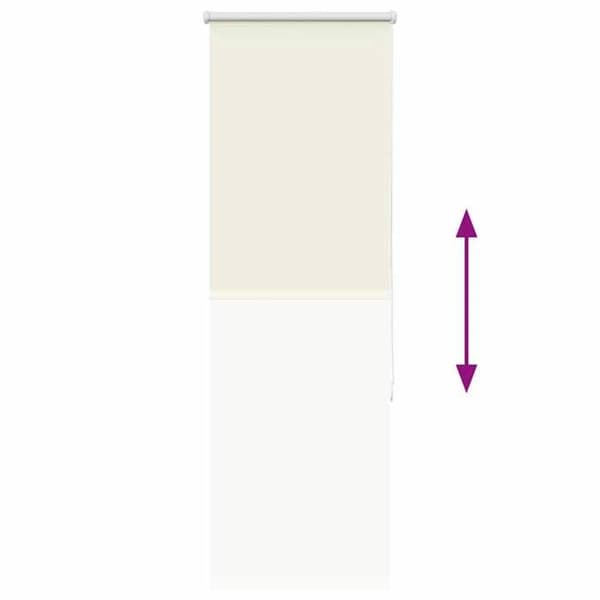 Maison Exclusive - Rullgardin i off-white, tygbredd 40,7 cm