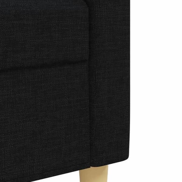 Maison Exclusive - 2 kpl mustia kangassohvia Svart