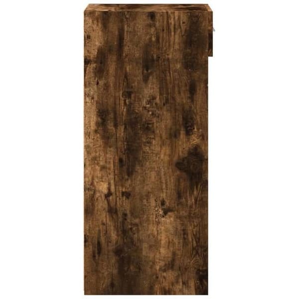 Maison Exclusive - Buffé ek rökig 45x42,5x93 cm ingenjörsträ