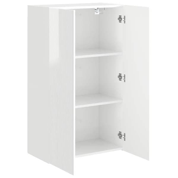 Maison Exclusive - Väggmonterad TV-möbel 59,5 x 31 x 100 cm Blank vit