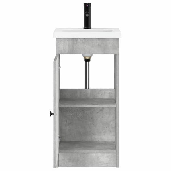 Maison Exclusive - Badeværelsesmøbel med vask Grå beton 42 x 40 x 84,5 cm