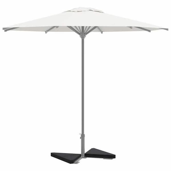Maison Exclusive - Parasolfødder 2 stk. trekantet sort granit 14kg