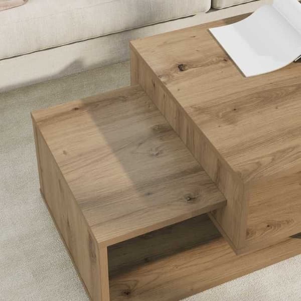 Maison Exclusive - Håndlavet egetræsbord 105 x 50 x 32,5 cm