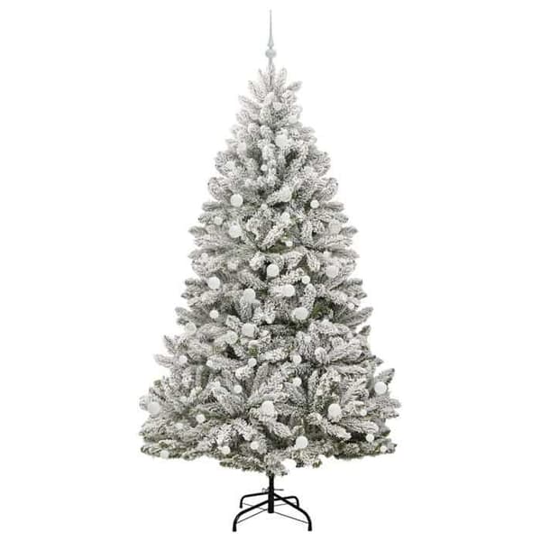 Maison Exclusive - Konstgjord julgran 210 cm 300 LED Varm vit