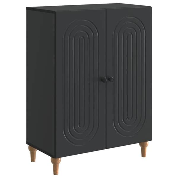 Maison Exclusive - Buffé Svart 66 x 34,5 x 90 cm Ingenjörsträ