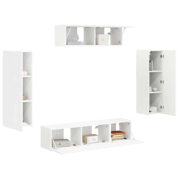 Maison Exclusive - TV Møbel 5 stk Hvid
